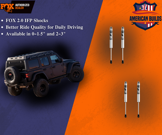 FOX 2.0 Performance Series IFP Shocks - Jeep Wrangler JL 2019+
