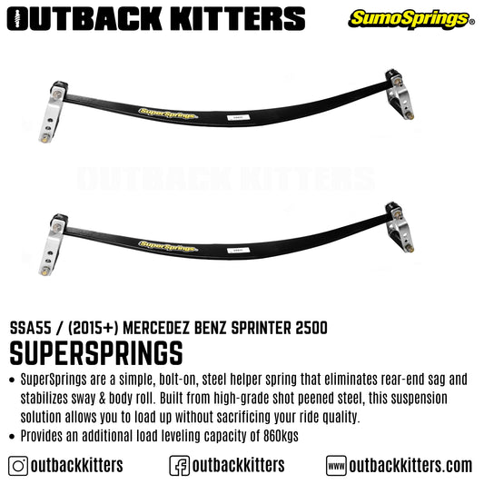 SuperSprings to suit 2016+ Mercedes-Benz Sprinter 2500