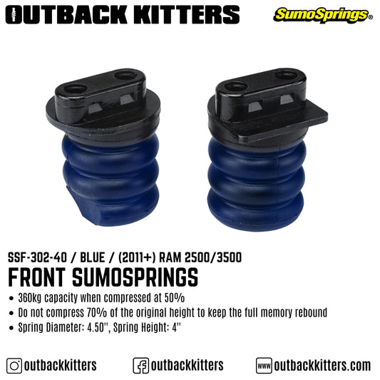 Front SumoSprings to suit Ram 2500/3500 (2011-2023)