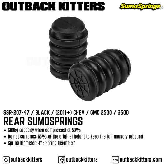 Rear SumoSprings to suit 2011+ Chevrolet Silverado / GMC Sierra 2500 / 3500