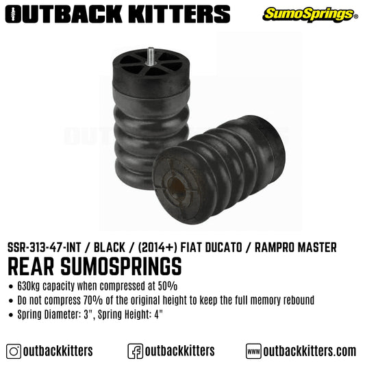 Rear SumoSprings to suit 2014+ Fiat Ducato / Ram Promaster