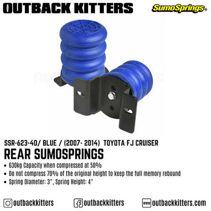 Rear SumoSprings to suit Toyota Landcruiser 100/150 Series / FJ Cruiser